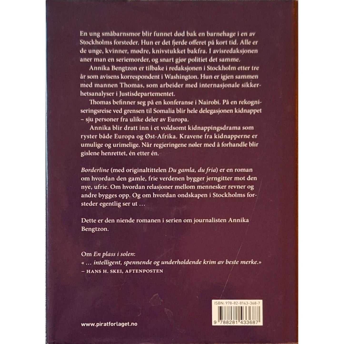 Marklund, Liza: Annika Bengtzon 9 - Borderline