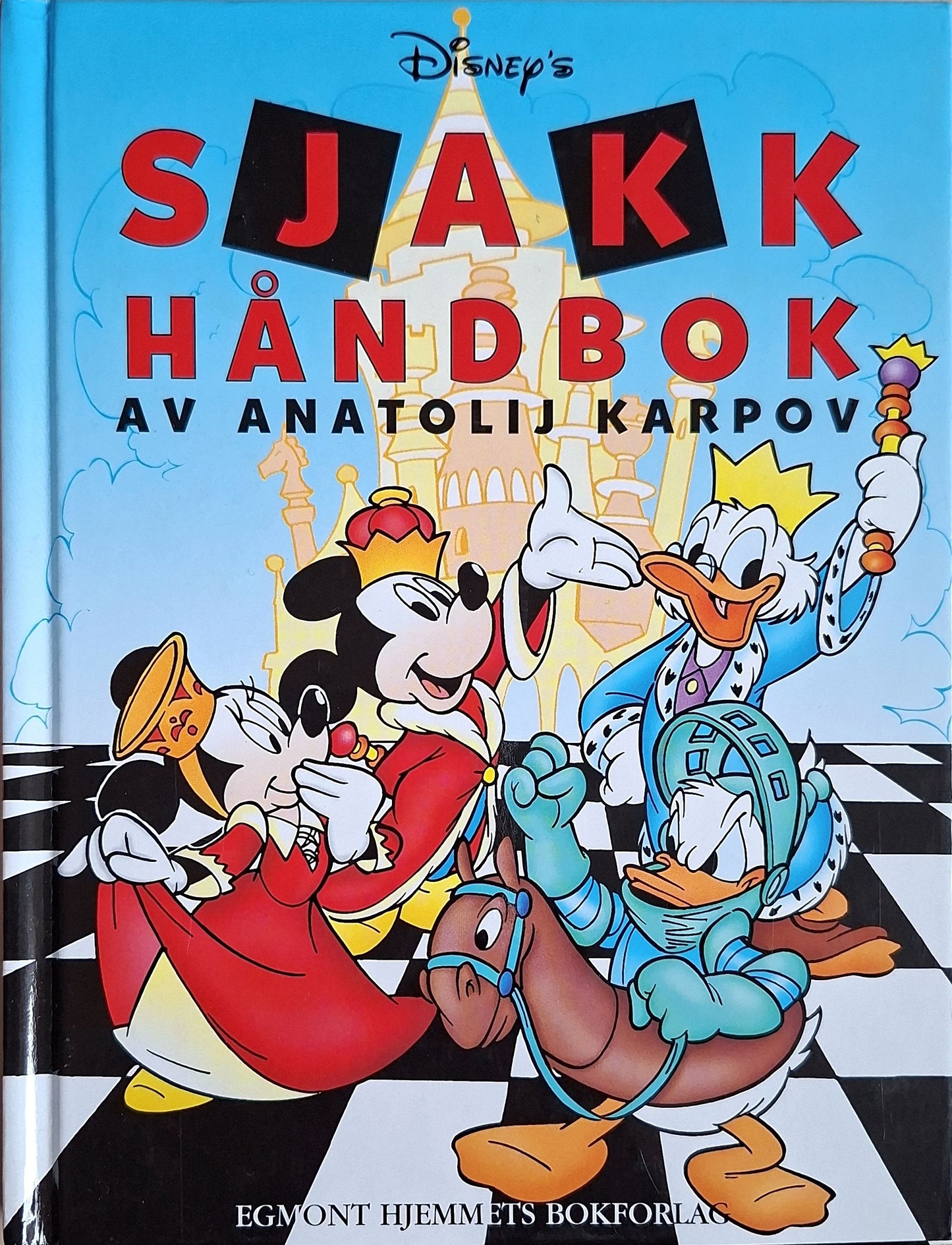 Sjakkhåndbok. brukte bøker av Walt Disney. Inventaret