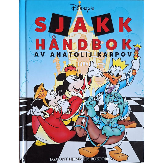 Sjakkhåndbok. brukte bøker av Walt Disney. Inventaret