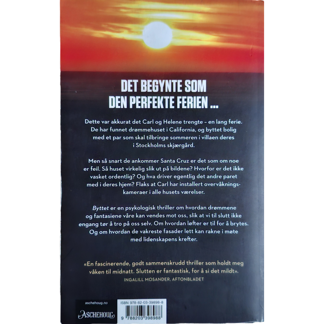 Ahnhem, Stefan: Byttet