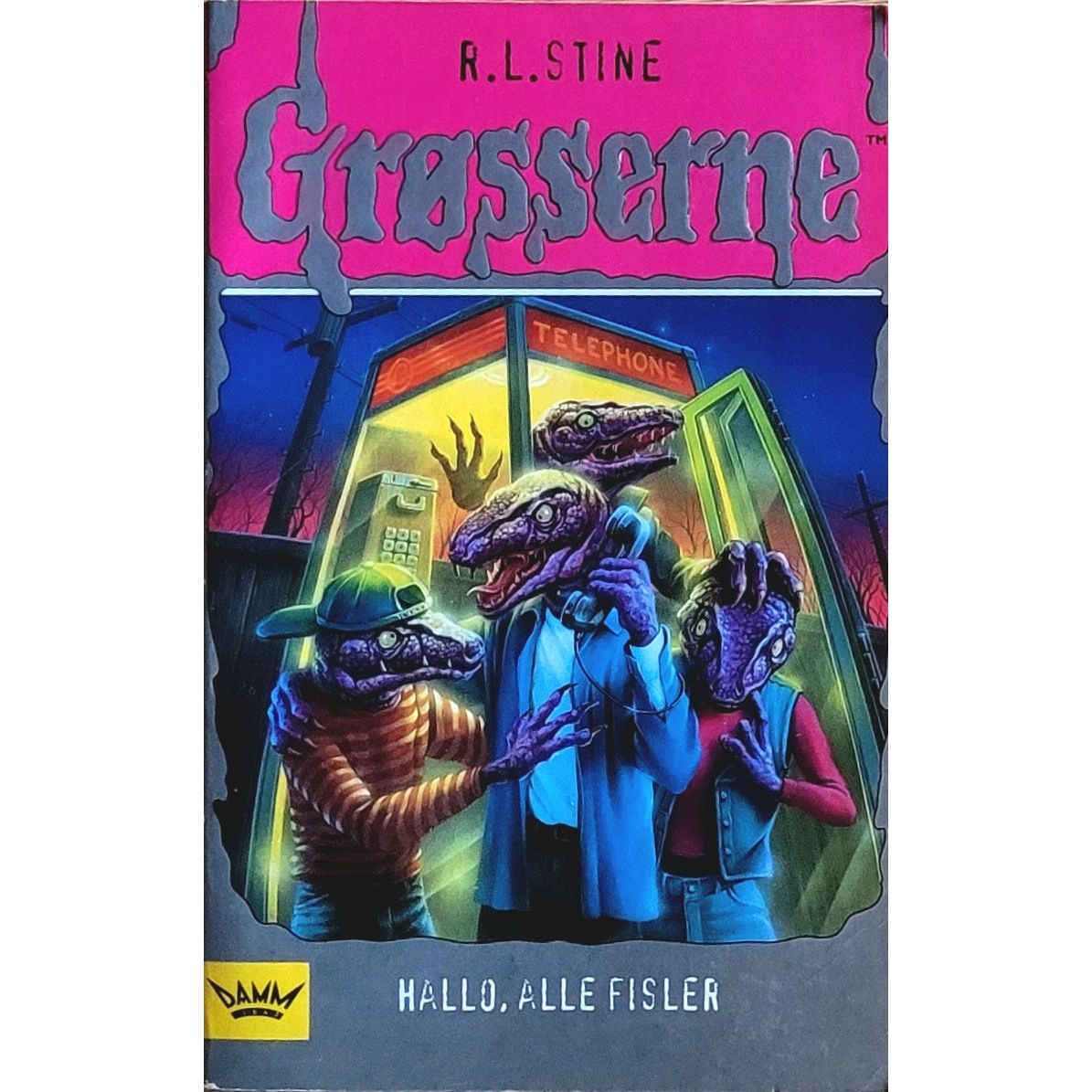 Grøsserne 50 - Hallo, alle fisler - Brukte bøker av R.L. Stine – Inventaret