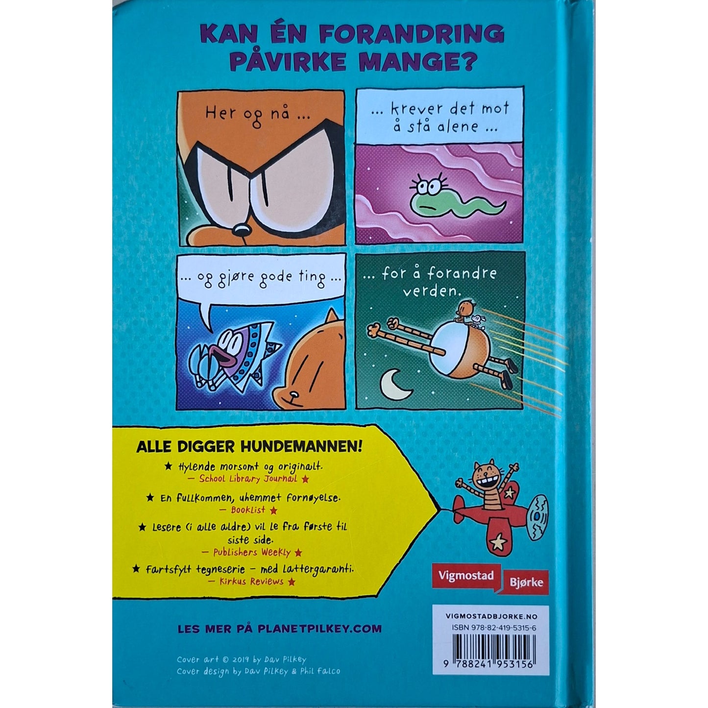 Pilkey, Dav: Hundemannen (8) håver inn