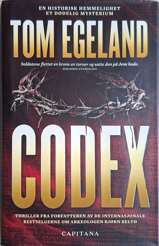 Bjørn Beltø 8 - Codex, brukte krimbøker av Tom Egeland