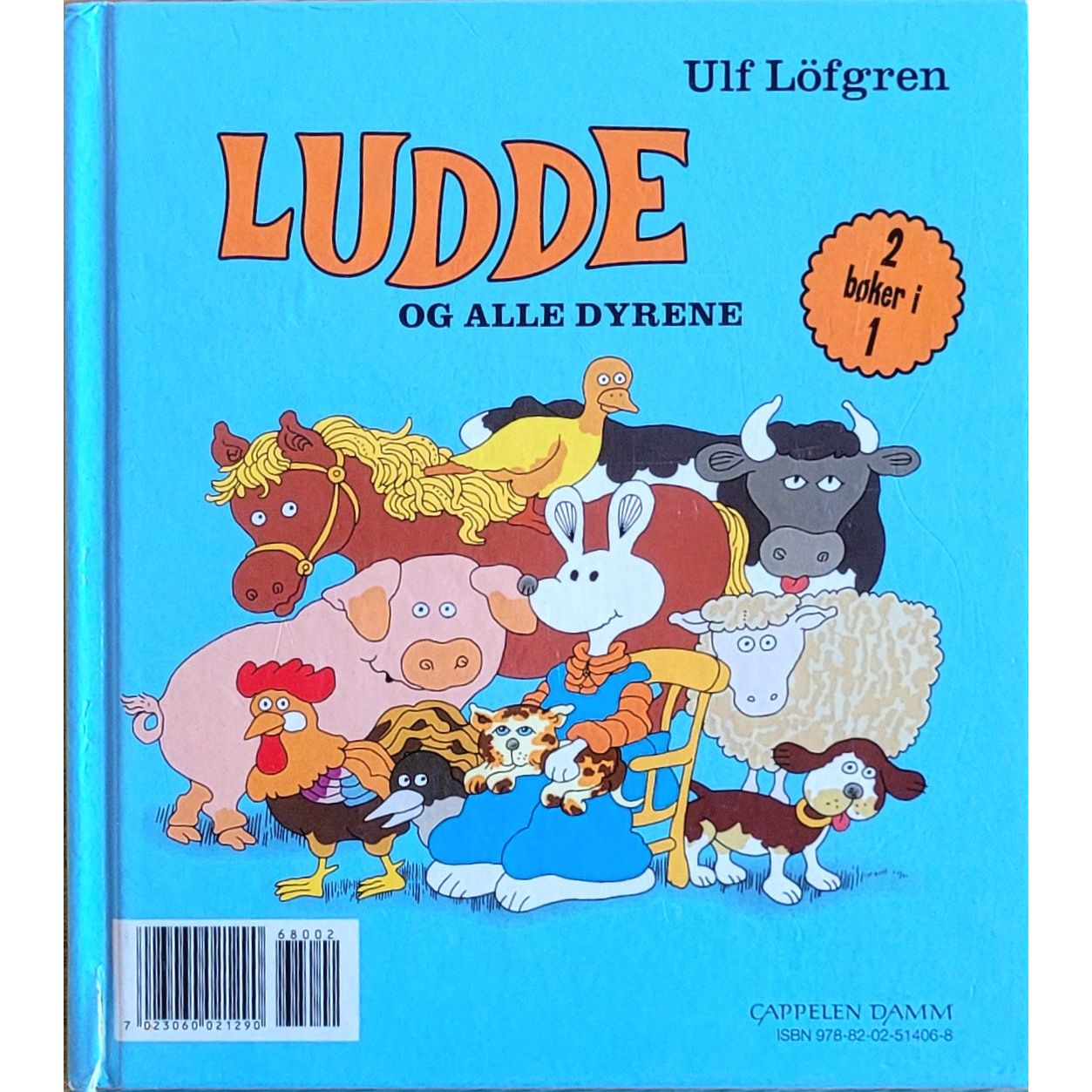 Ludde og Ruske-Sara / Ludde og alle dyrene, brukte bøker av Ulf Löfgren