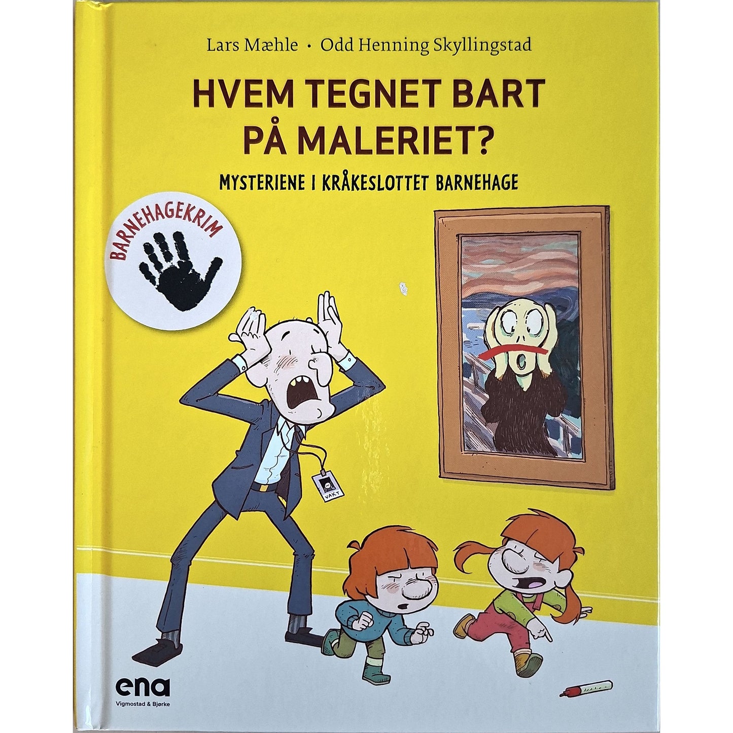 Mysteriene i Kråkeslottet barnehage - Hvem tegnet bart på maleriet?, brukte bøker av Lars Mæhle