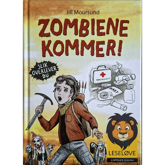 Zombiene kommer!. Brukte bøker av Jill Moursund i Leseløve-serien.