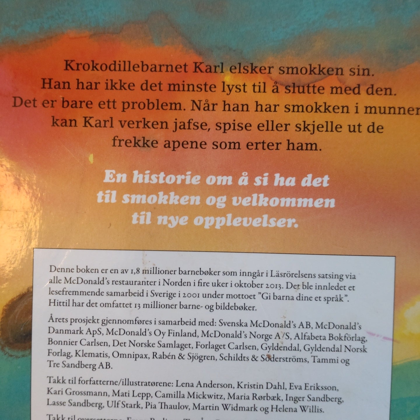 Rørbæk, Maria: Ha det, Smokk, sa krokodillebarnet