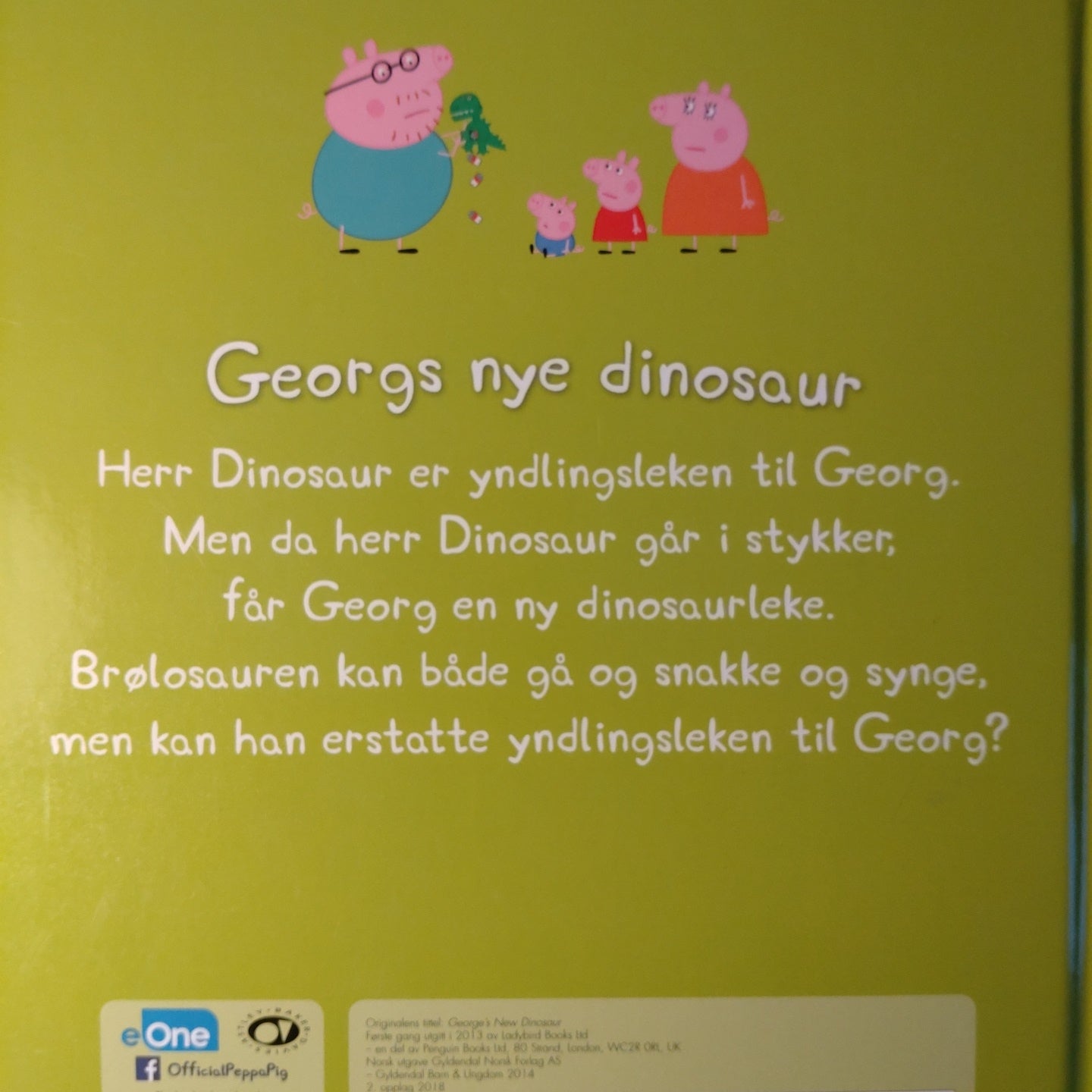 Peppa Pig - Georg får en ny dinosaur