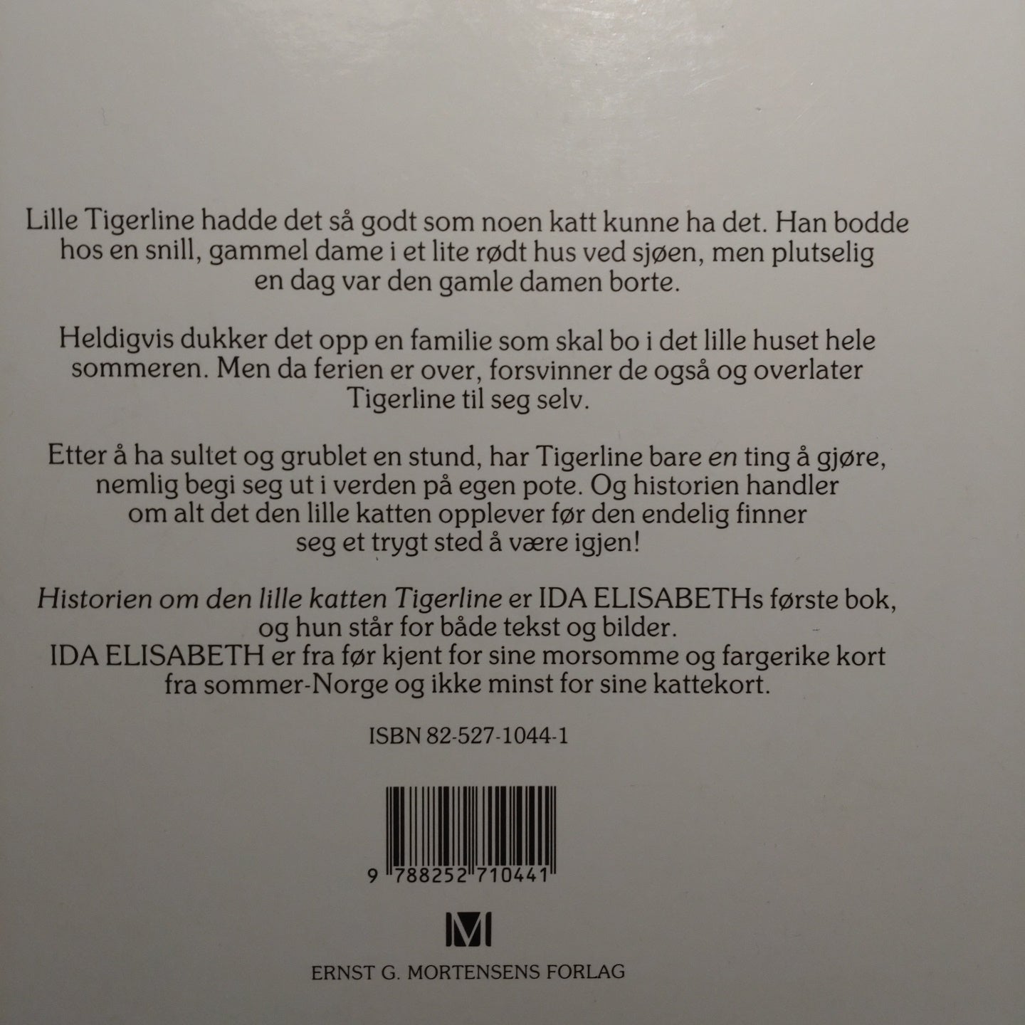 Jørgensen, Ida Elisabeth: Historien om den lille katten Tigerline