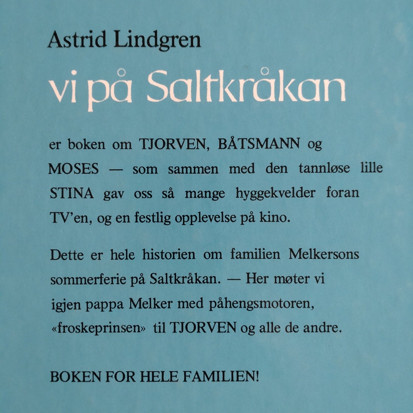 Lindgren, Astrid: Vi på Saltkråkan