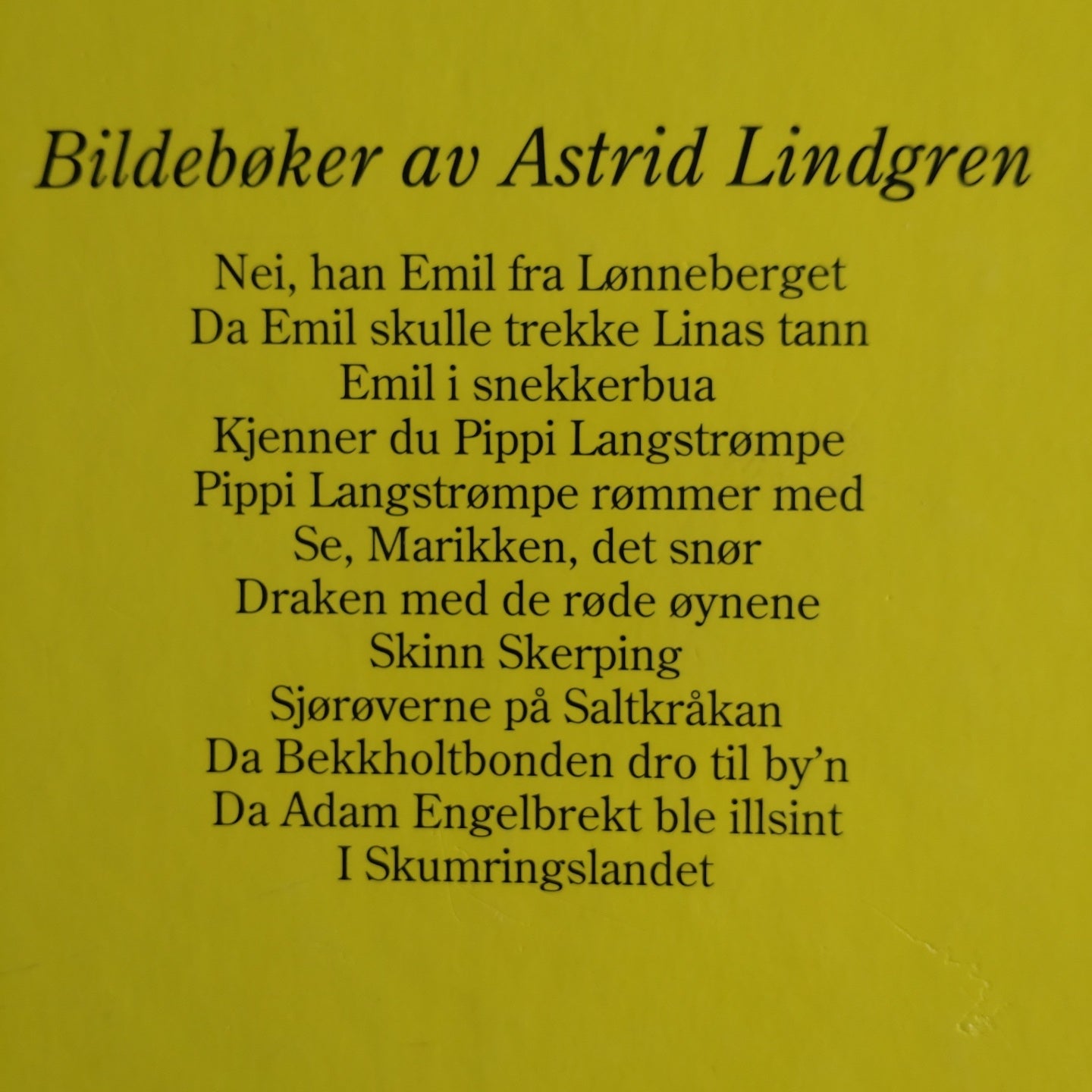 Lindgren, Astrid: Kjenner du Pippi Langstrømpe