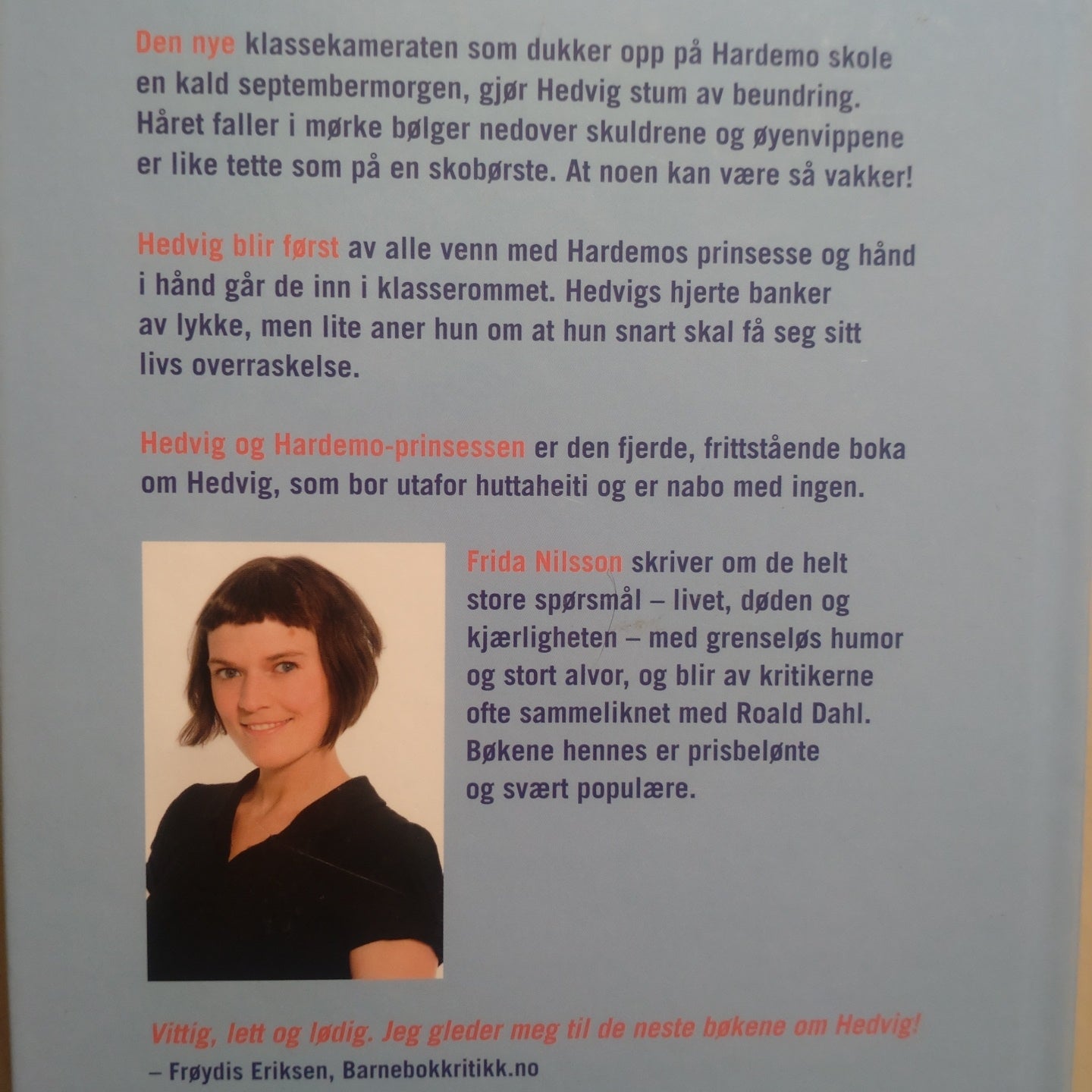 Nilsson, Frida: Hedvig og Hardemo-prinsessen