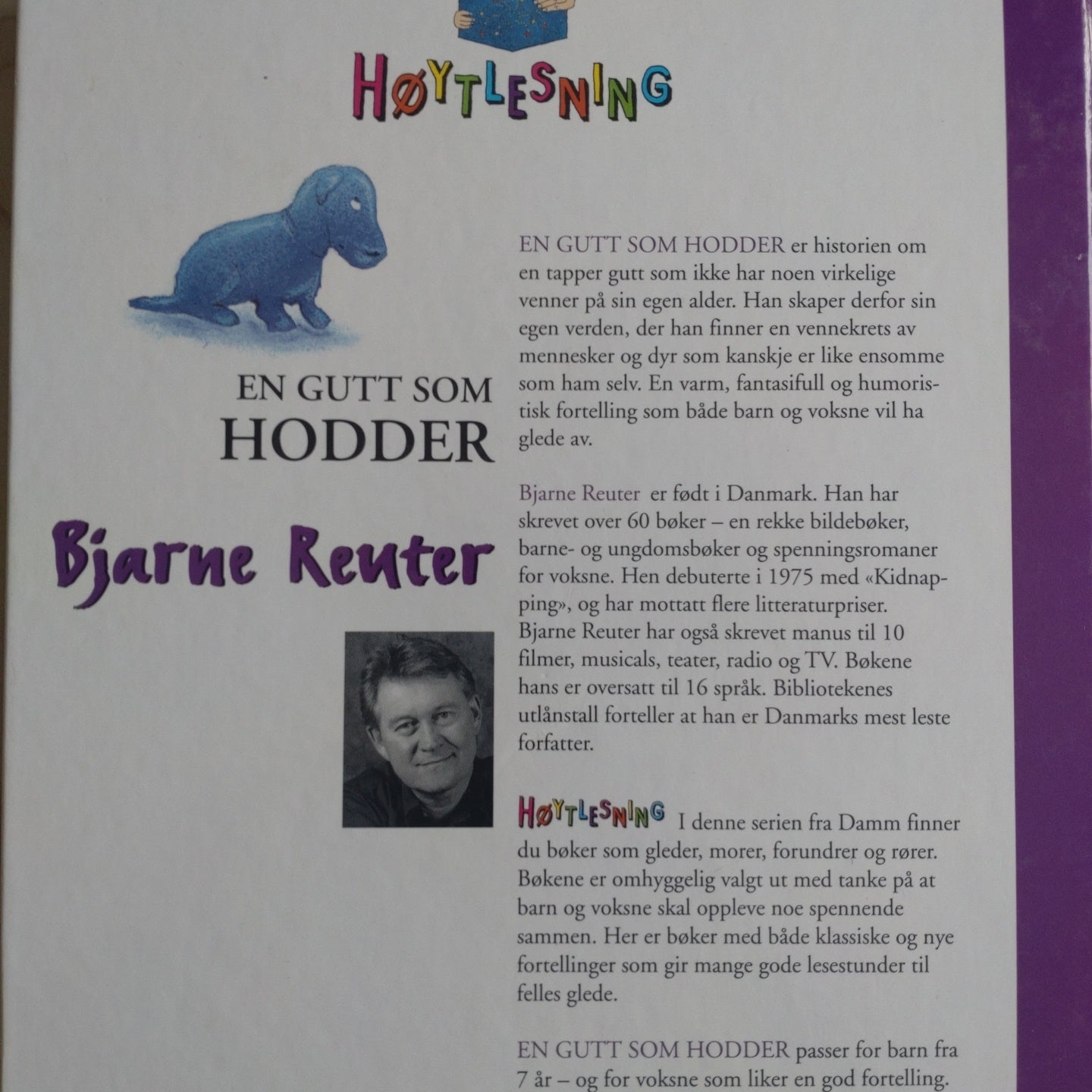 Reuter, Bjarne: En gutt som Hodder