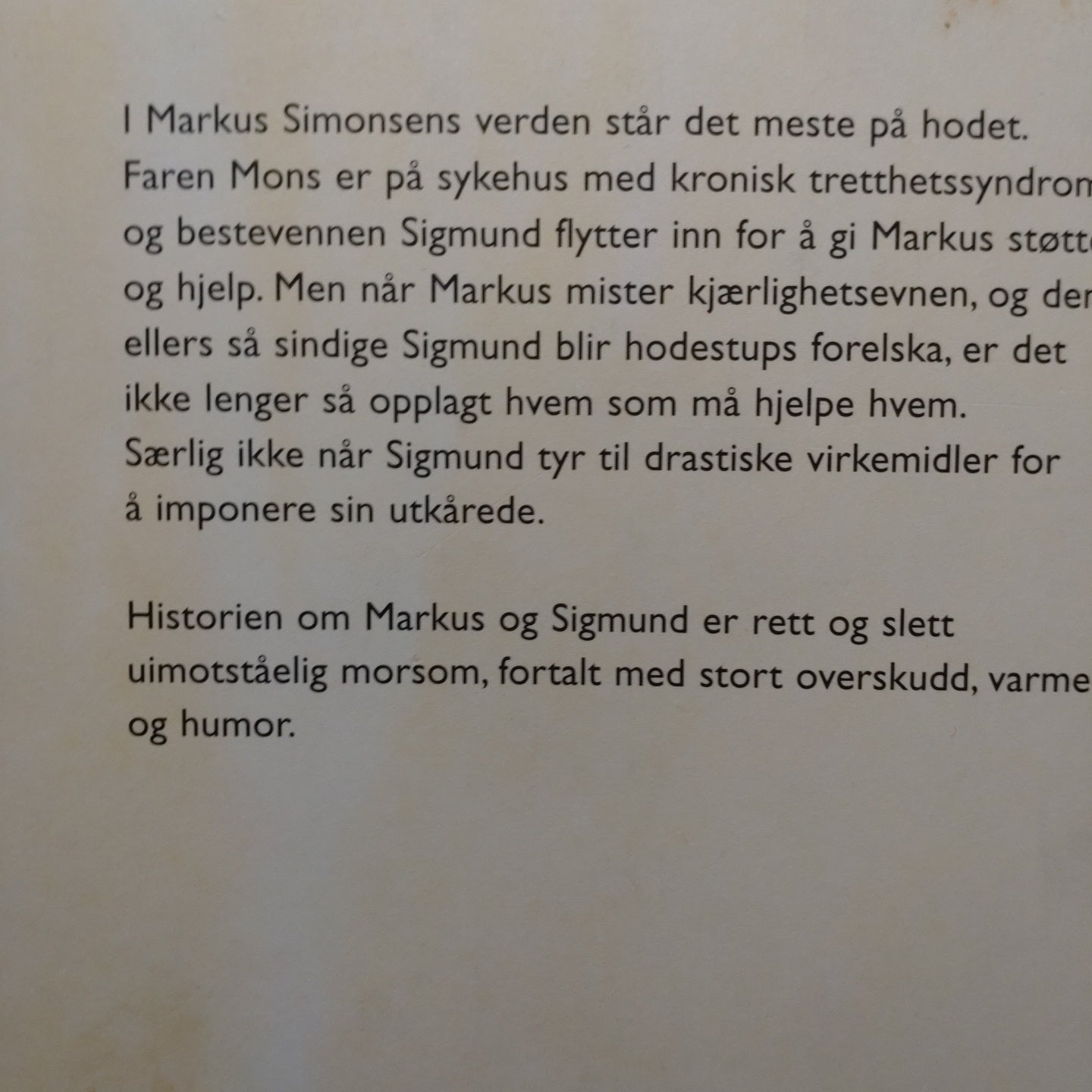 Hagerup, Klaus: Markus og Sigmund (4)