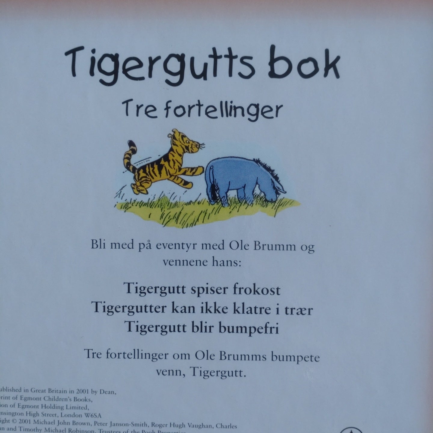 Ole Brumm: Tigergutts bok