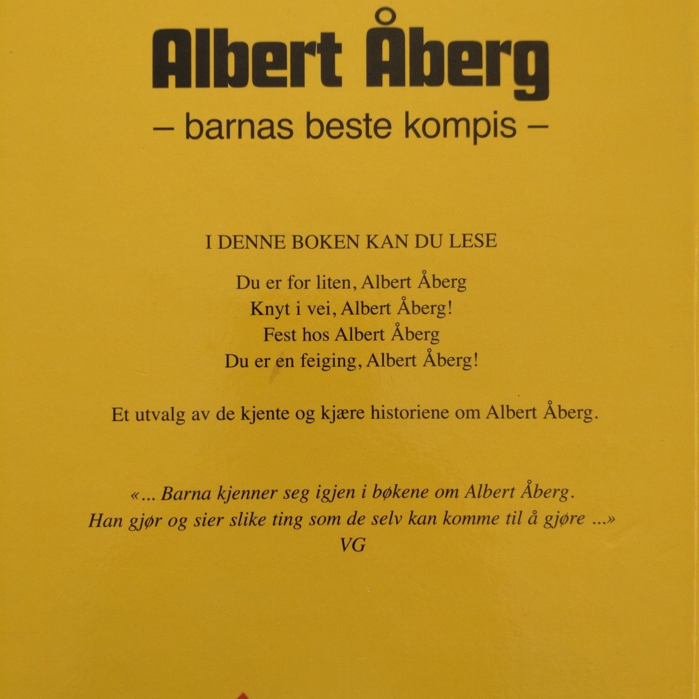 Bergström, Gunilla: Mye moro, Albert Åberg