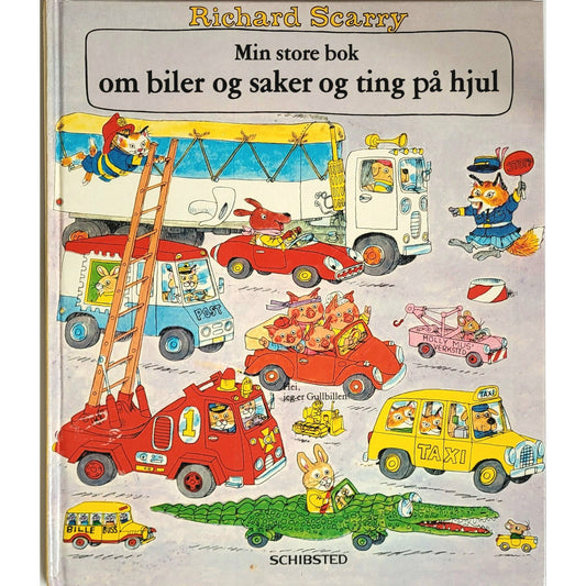 Scarry, Richard: Min store bok om biler og saker og ting på hjul