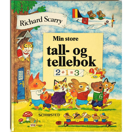 Min store tall- og tellebok, brukte bøker av Richard Scarry