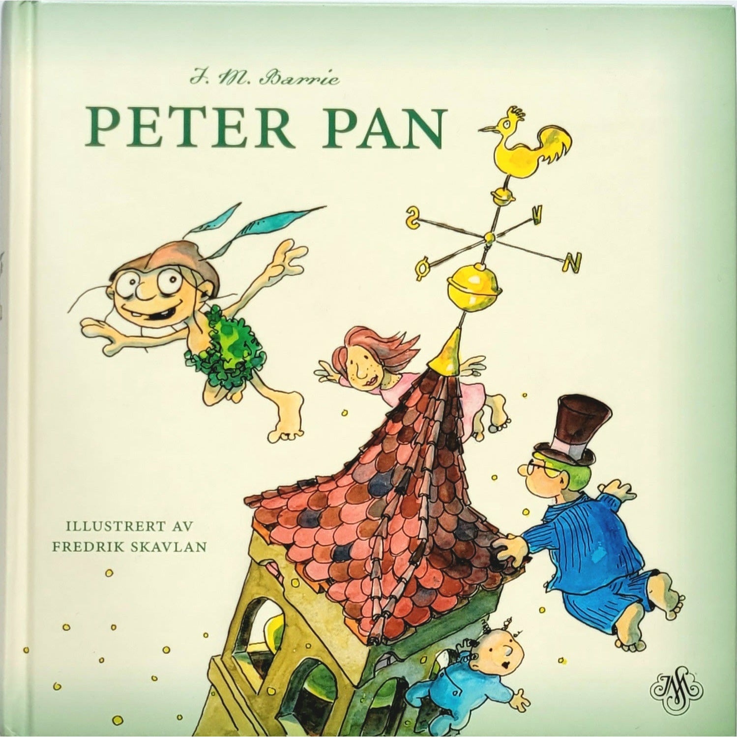 Peter Pan, brukte bøker av J.M. Barrie og Fredrik Skavlan