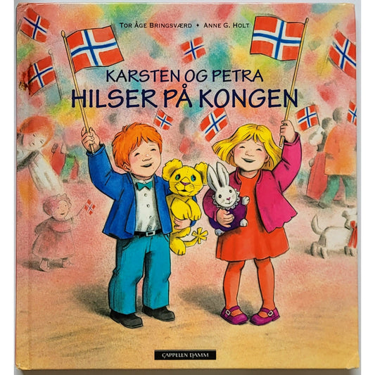 Karsten og Petra hilser på kongen, brukte bøker av Tor Åge Bringsværd