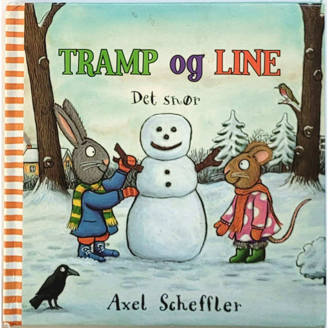 Tramp og Line - Det snør. Brukte bøker av Axel Scheffler