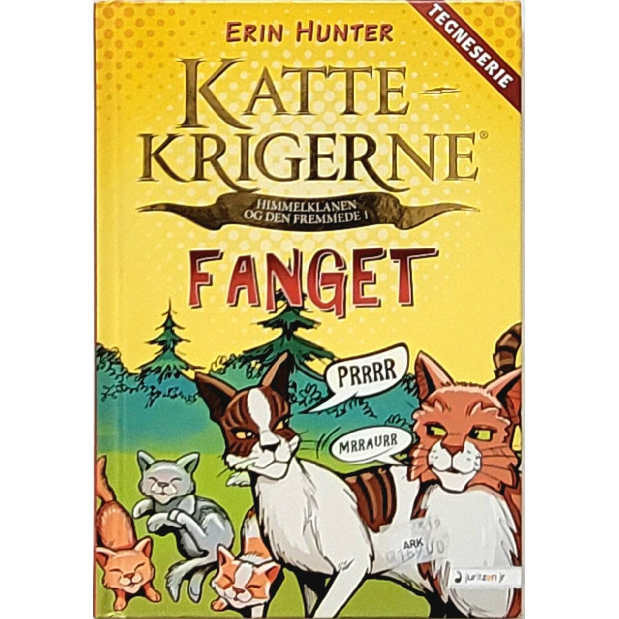 Fanget - Kattekrigerne tegneserie 3-1, brukte bøker av Erin Hunter