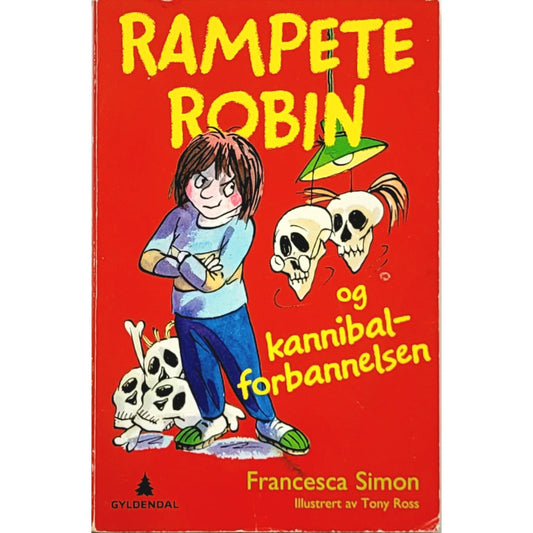 Rampete Robin og kannibalforbannelsen, brukte bøker av Francesca Simon