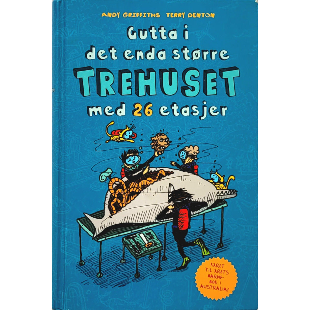 Gutta i trehuset med 26 etasjer, brukte bøker av Andy Griffiths