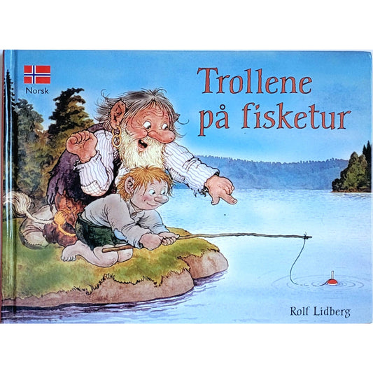 Trollene på fisketur av Rolf Lidberg. Brukte bøker, billedbøker, barnebøker