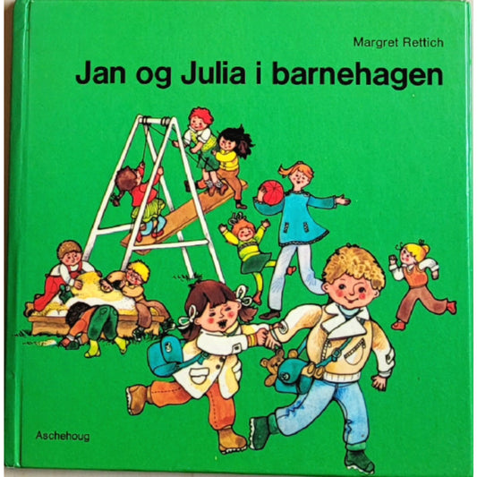 Jan og Julia i barnehagen, brukte bøker av Margret Rettich