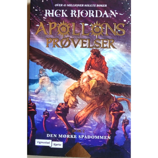 Apollons prøvelser 2 - Den mørke spådommen, brukte bøker av Rick Riordan