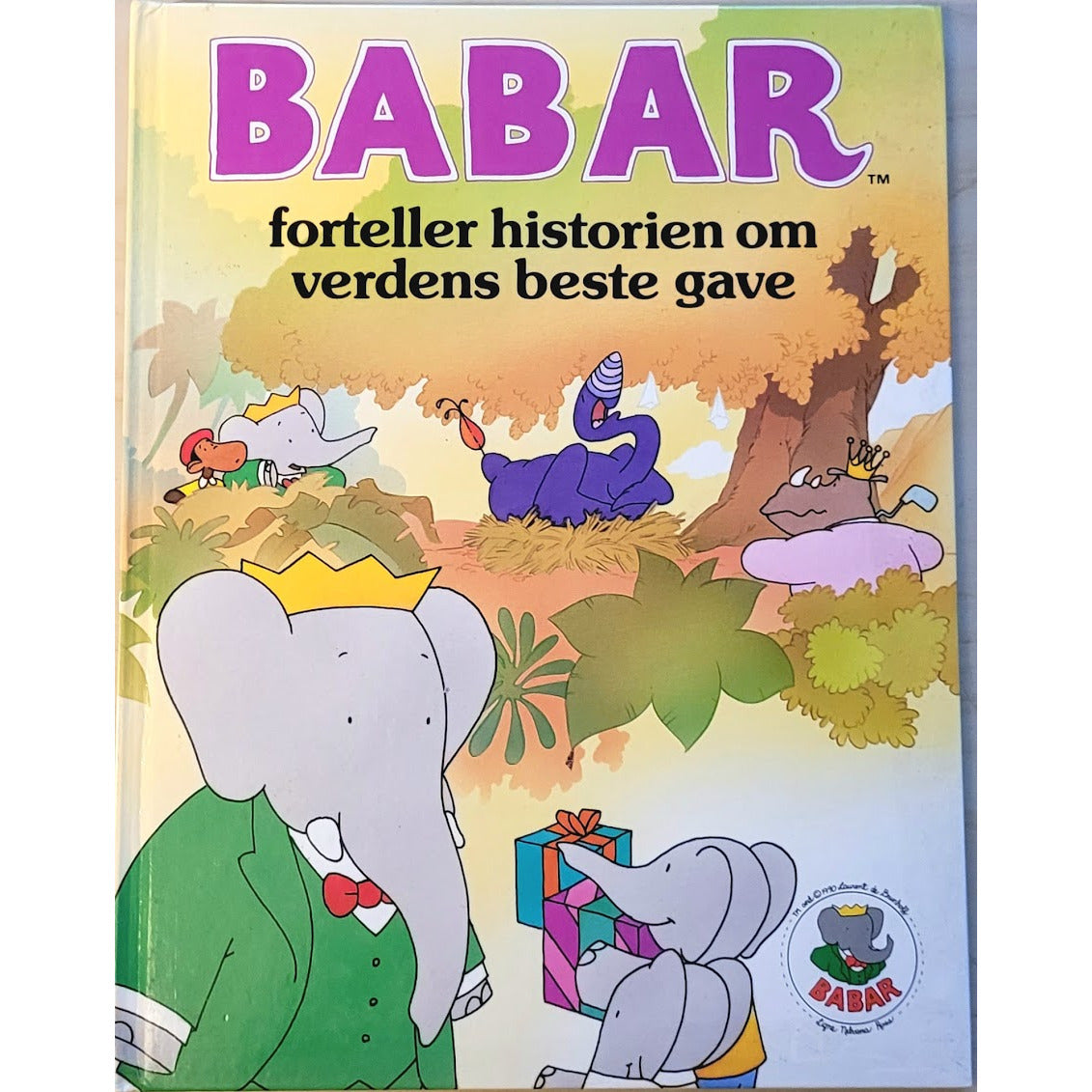 Brunhoff, Jean og Laurent de (basert på): Babar forteller historien om verdens beste gave