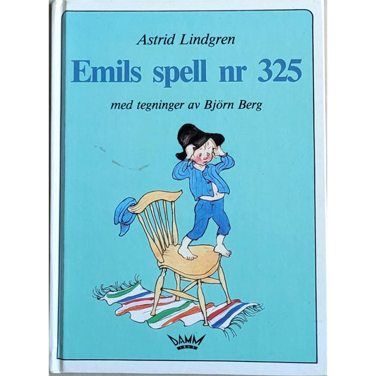 Emils spell nr 325, brukte bøker av Astrid Lindgren og Björn Berg