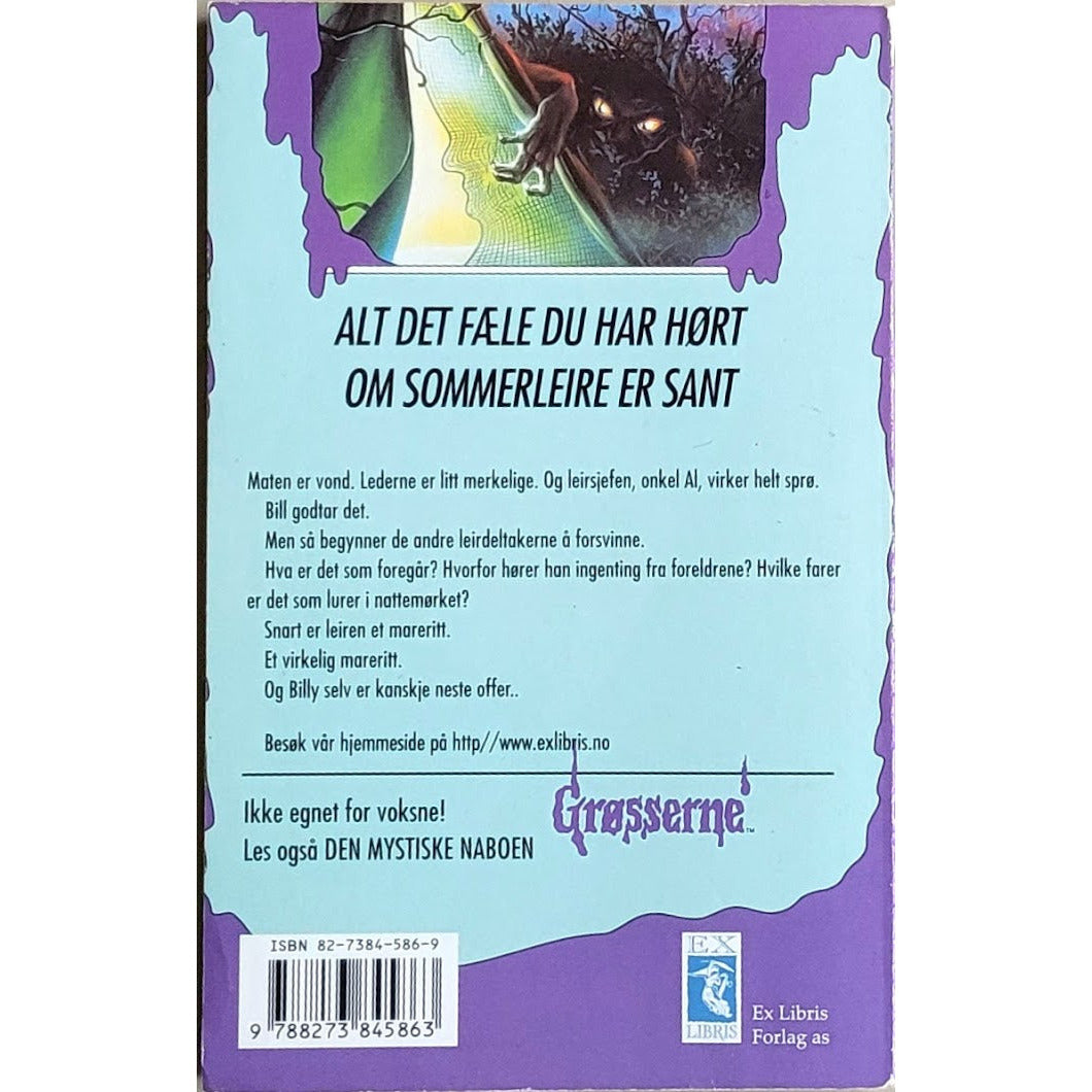 Grøsserne 9 - Mareritt på leiren - Brukte bøker av R.L. Stine – Inventaret
