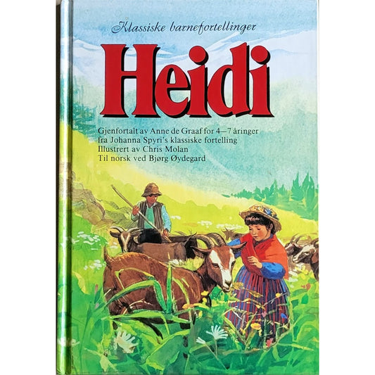 Heidi - Brukte barnebøker av Anne de Graaf og Johanna Spyri