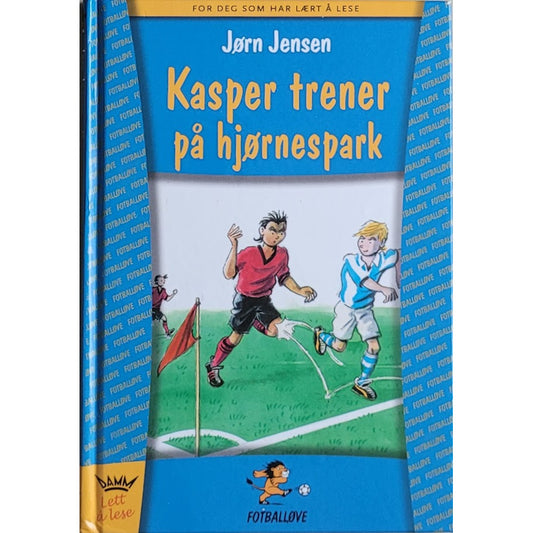 Kasper trener på hjørnespark, brukte bøker av Jørn Jensen