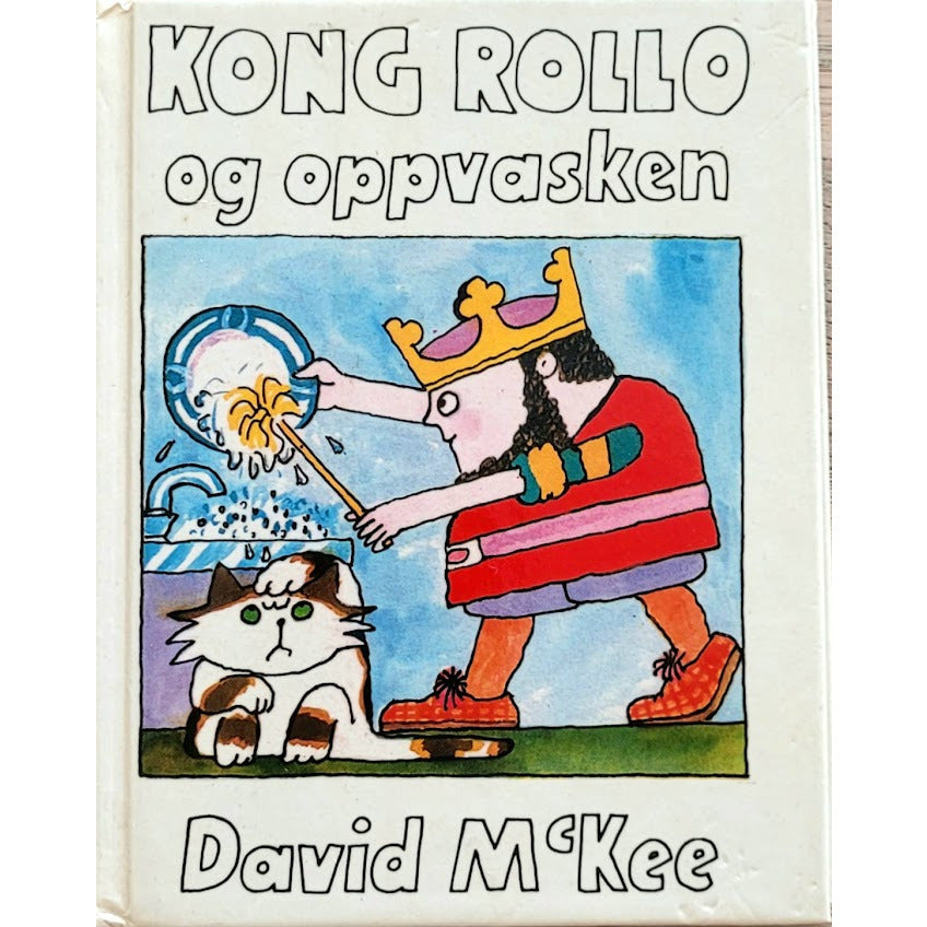 Kong Rollo og oppvasken, brukte bøker av David McKee – Inventaret