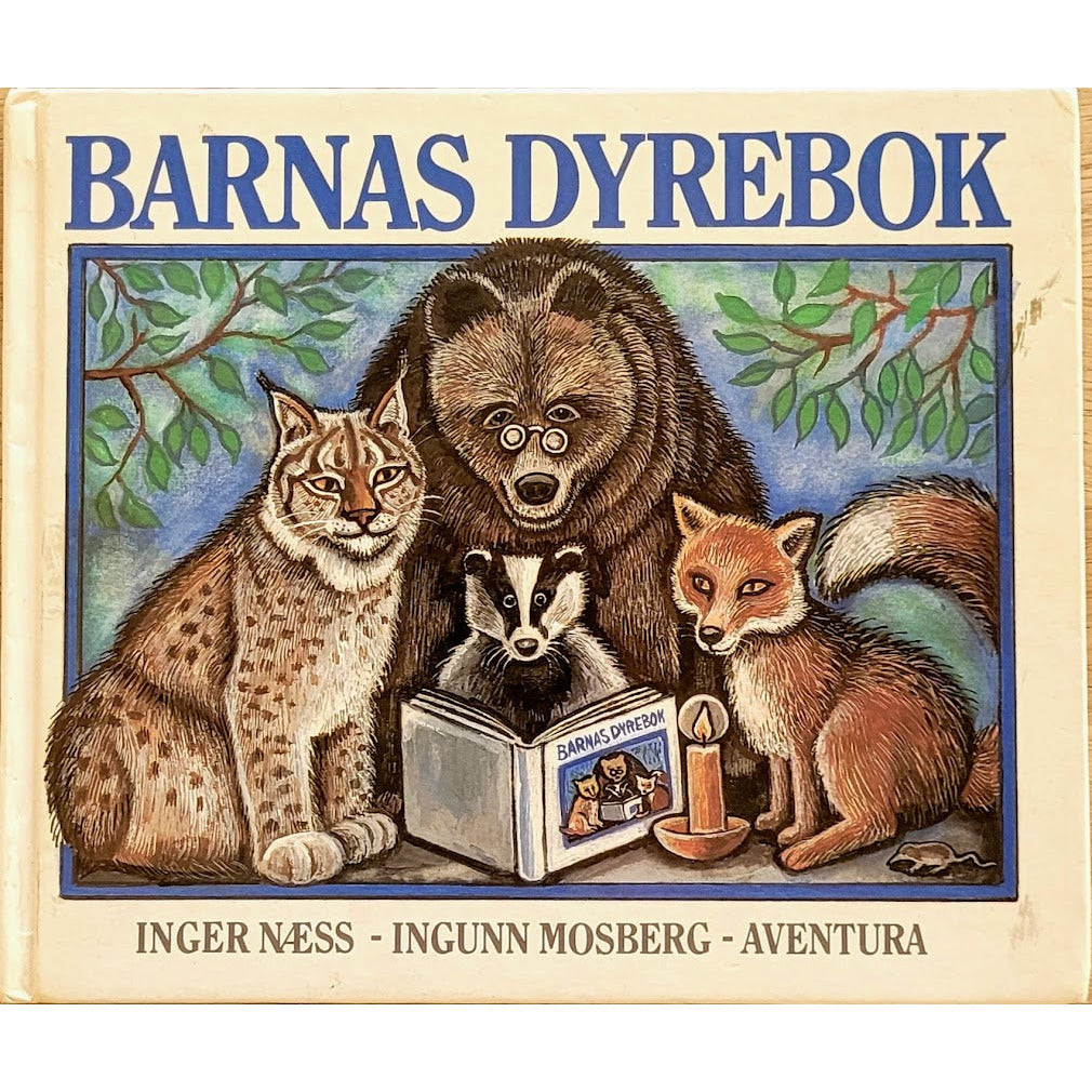 Barnas dyrebok, brukte bøker av Inger Næss og Ingunn Mosberg