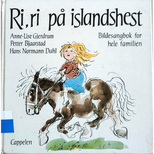 Ri, ri på islandshest, brukte bøker av Anne-Lise Gjerdrum