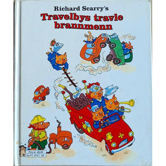 Richard Scarry's: Travelbys travle brannmenn, brukte bøker