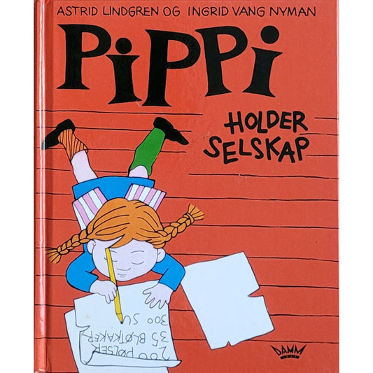 Pipp holder selskap, brukte bøker av Astrid Lindgren og Ingrid Vang Nyman