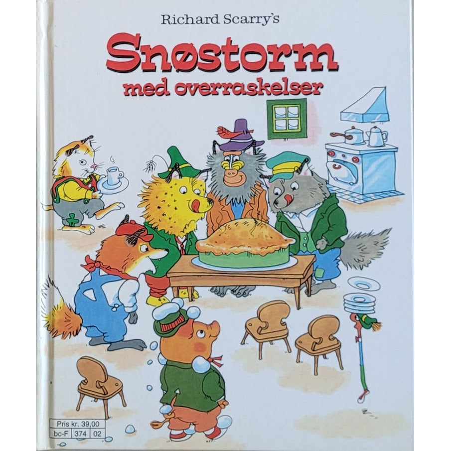 Richard Scarry's Snøstorm med overraskelser, brukte bøker