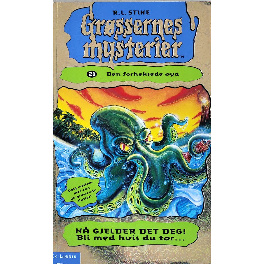 Grøssernes mysterier 21 - Den forheksede øya - Brukte bøker av R.L. Stine
