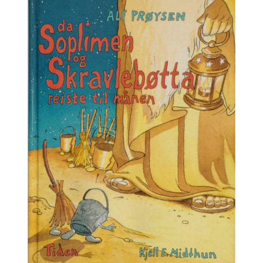 Da Soplimen og Skravlebøtta reiste til månen, brukte bøker av Alf Prøysen