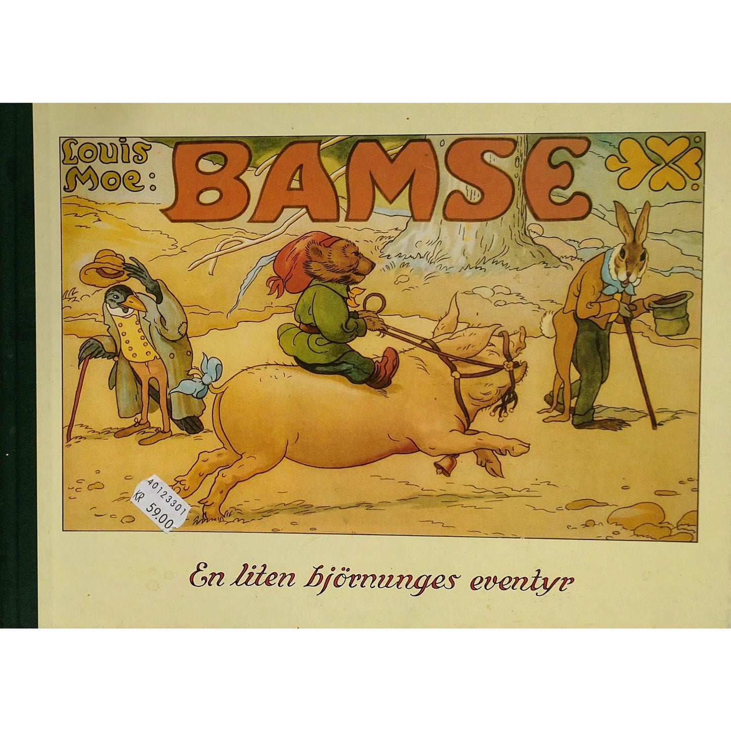 Bamse - En liten bjørnunges eventyr, brukte bøker av Louis Moe