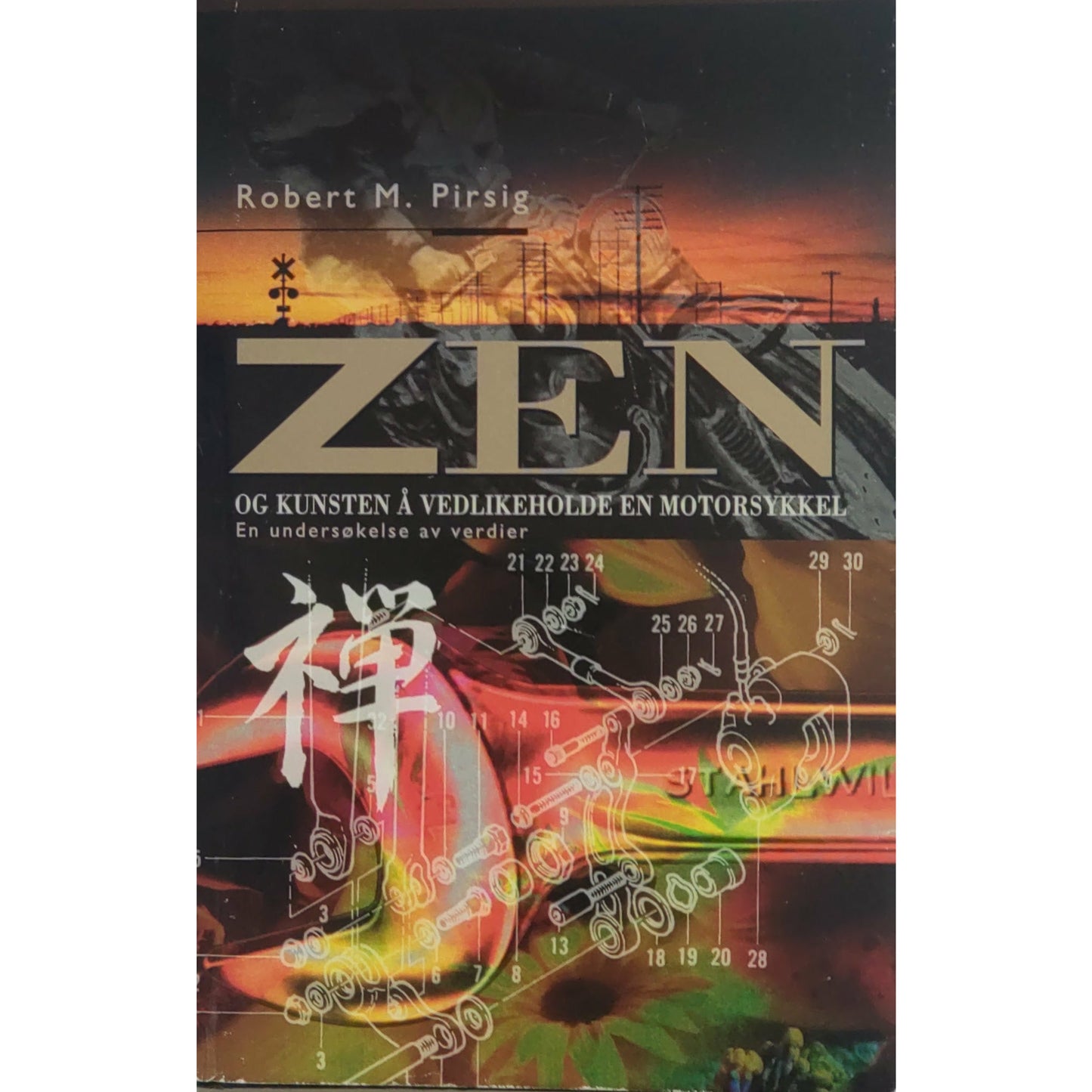 Zen og kunsten å vedlikeholde en motorsykkel, brukte bøker av Robert M. Pirsig