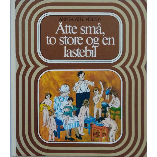 Åtte små, to store og en lastebil, brukte bøker av Anne-Cath. Vestly