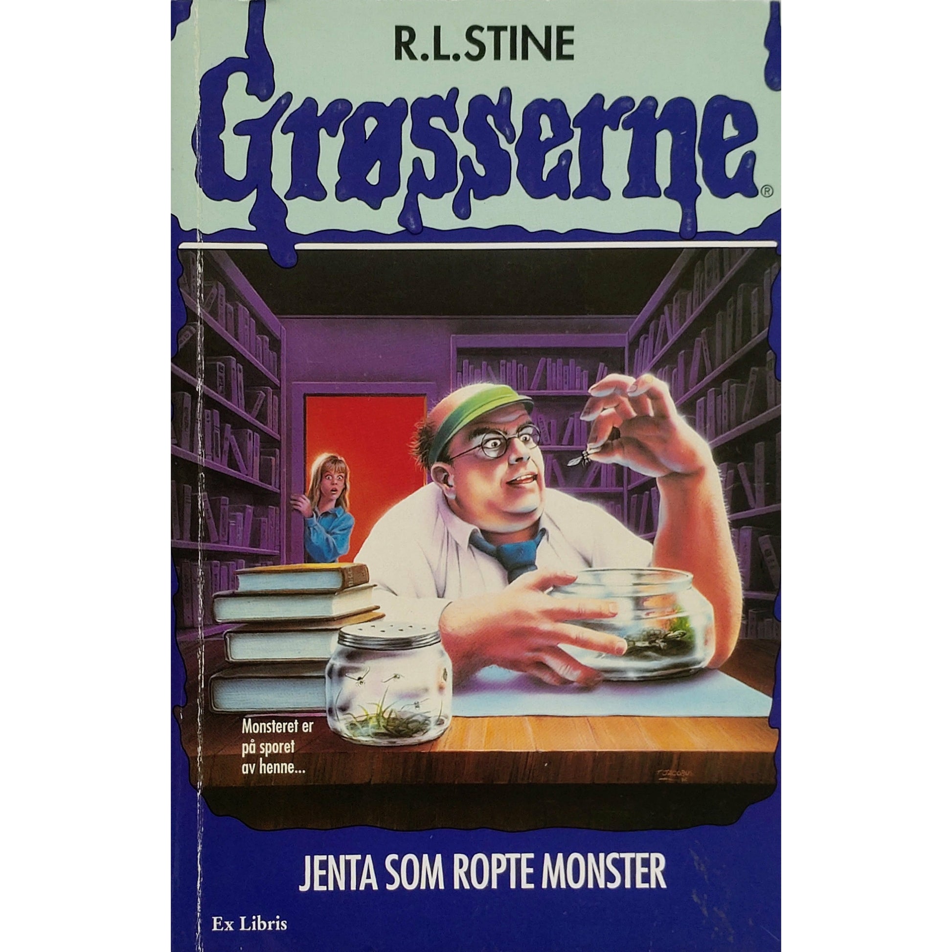 Grøsserne 8 - Jenta som ropte monster - Brukte bøker av R.L. Stine