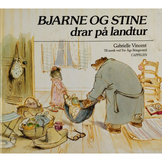 Bjarne og Stine drar på landtur; av Gabrielle Vincent. Brukte bøker