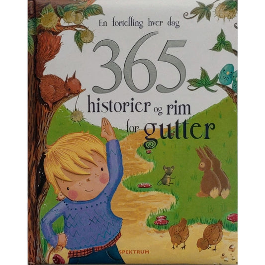 365 historier og rim for gutter - Brukte barnebøker